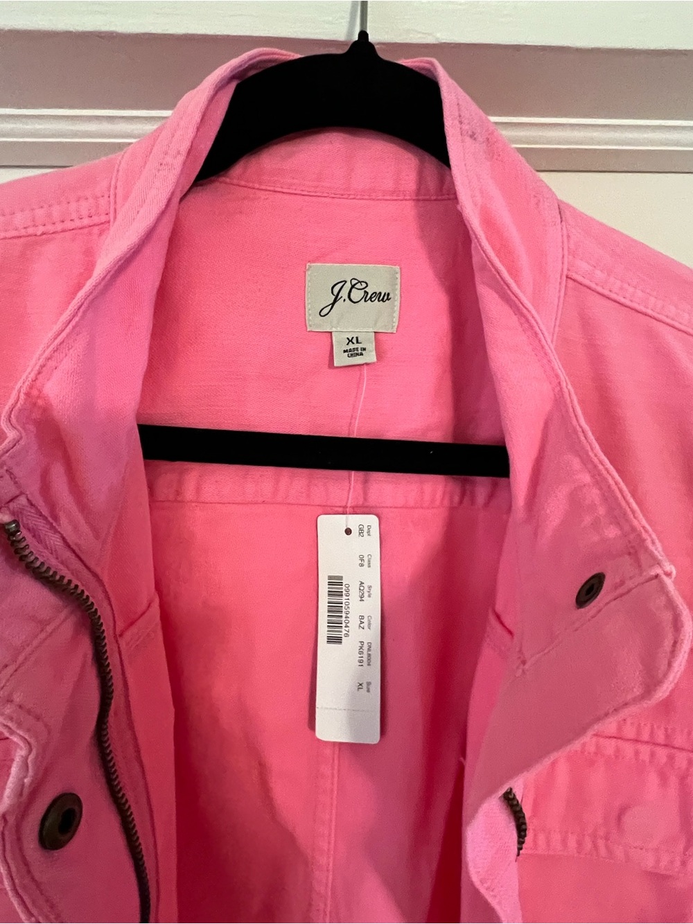 J.Crew Pink Utility Jacket - Picture 2 of 3